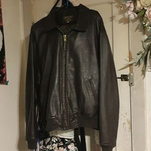 Men's lambskin flying jacket